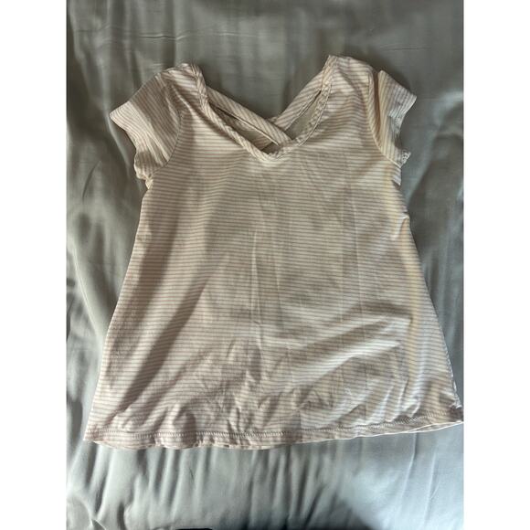 Btween Pink Stripe Unicorn Shirt size 8 - Picture 4 of 4